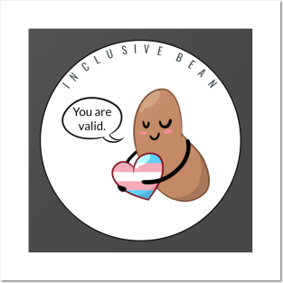 Trans Pride: Inclusive Bean Posters and Art